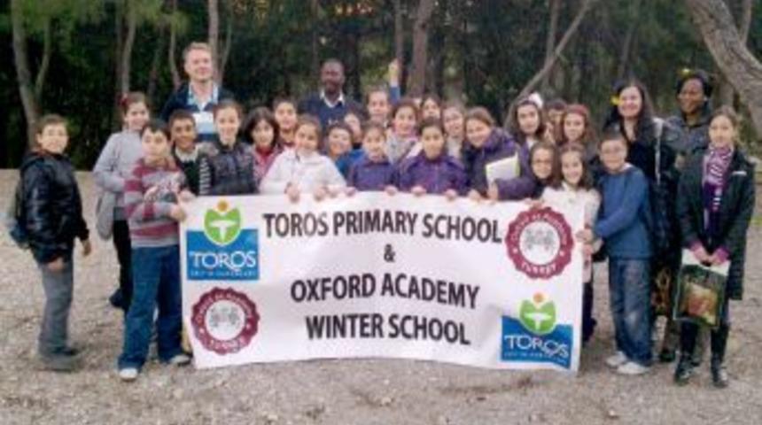 Toroslu &ouml;ğrenciler İngilizce pratiği i&ccedil;in kamp yaptı