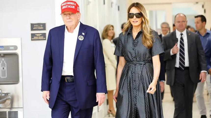 ABD Başkanı Trump, erken oy kullanma işlemlerinin başladığı Florida'da oyunu kullandı