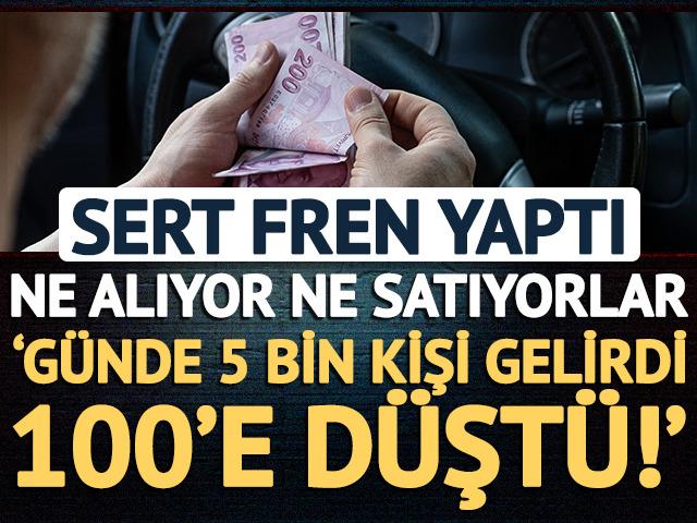 İkinci el ara&ccedil;ta sert fren: G&uuml;nde 5 bin kişi gelirken 100'e d&uuml;şt&uuml;