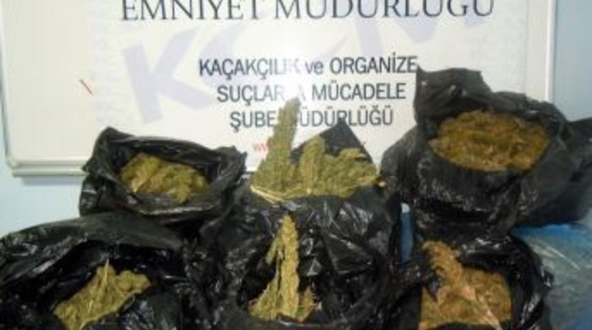 Malatya'da 14 kilo esrar ele geçirildi