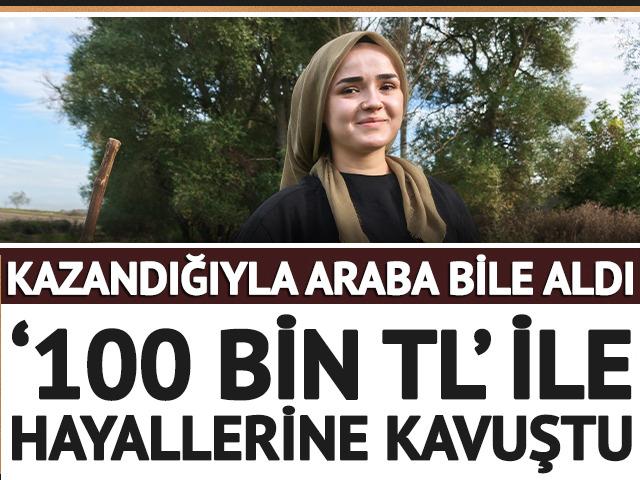 100 bin TL ile hayallerine kavuştu: Kazandığıyla araba bile aldı