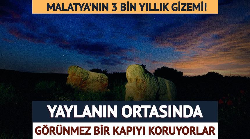 Yaylanın ortasında g&ouml;r&uuml;nmez bir kapıyı koruyorlar