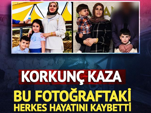 Mardin'de korkun&ccedil; kaza! Bu fotoğraftaki herkes &ouml;ld&uuml;