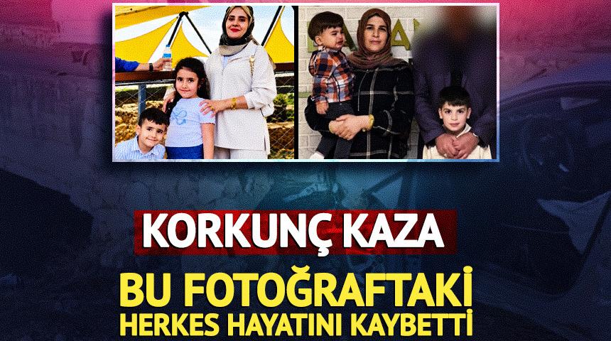 Mardin'de korkun&ccedil; kaza! Bu fotoğraftaki herkes &ouml;ld&uuml;