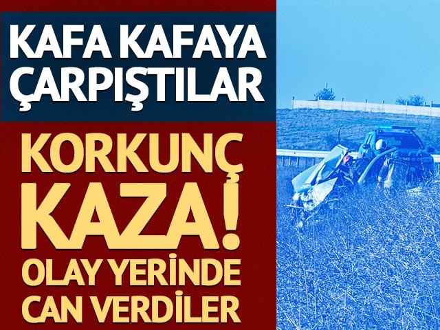 Ankara'da korkun&ccedil; kaza! Kafa kafaya &ccedil;arpıştılar: 3 &ouml;l&uuml;