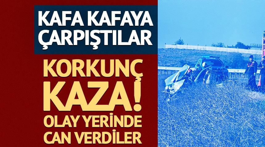 Ankara'da korkun&ccedil; kaza! Kafa kafaya &ccedil;arpıştılar: 3 &ouml;l&uuml;