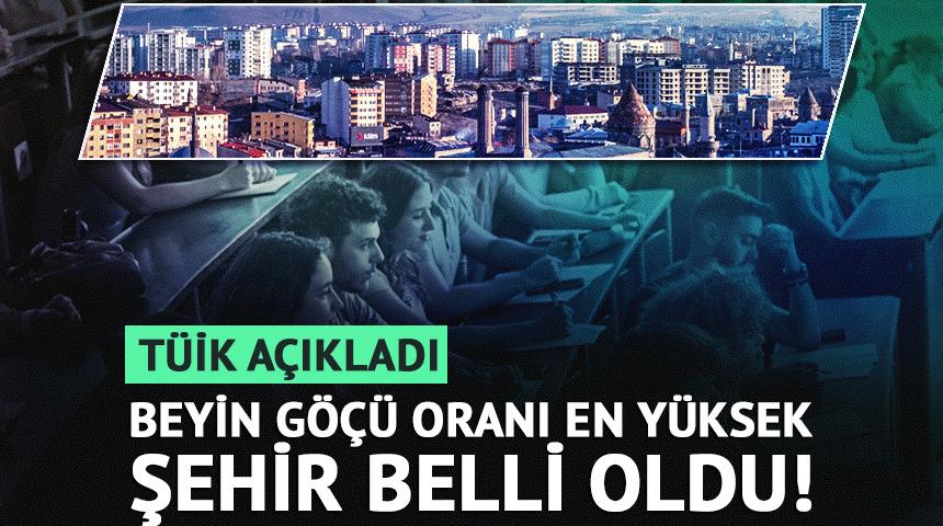 T&Uuml;İK a&ccedil;ıkladı: Beyin g&ouml;&ccedil;&uuml; oranı en y&uuml;ksek şehir belli oldu!