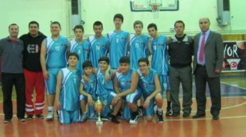 Marmaris &Ouml;zel Ufuk İlk&ouml;ğretim Okulu basketbolda il birincisi