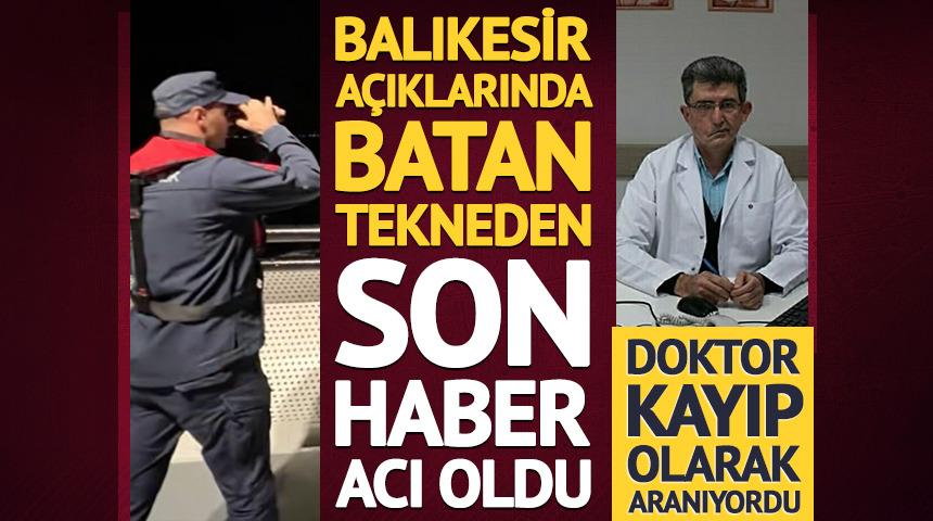 Batan tekneden acı haber