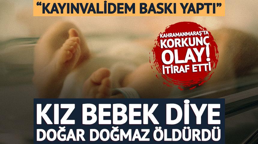 Bebeği kız diye doğar doğmaz &ouml;ld&uuml;rd&uuml;