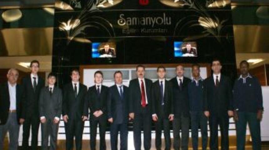 Bakan Faruk &Ccedil;elik'ten, şampiyonların lisesi Samanyolu'na ziyaret