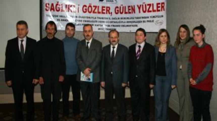'Sağlıklı G&ouml;zler G&uuml;len Y&uuml;zler' projesi g&ouml;rme engellilere ışık olacak