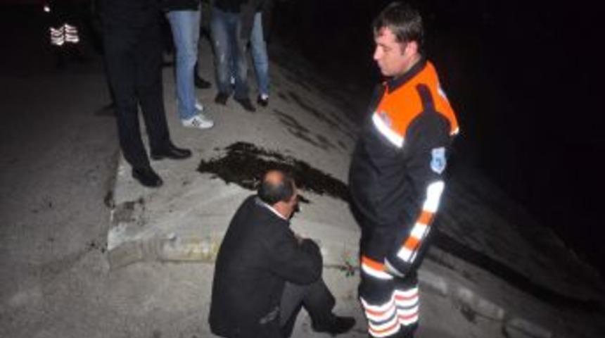 Dereye uçan aractan sağ çıktı