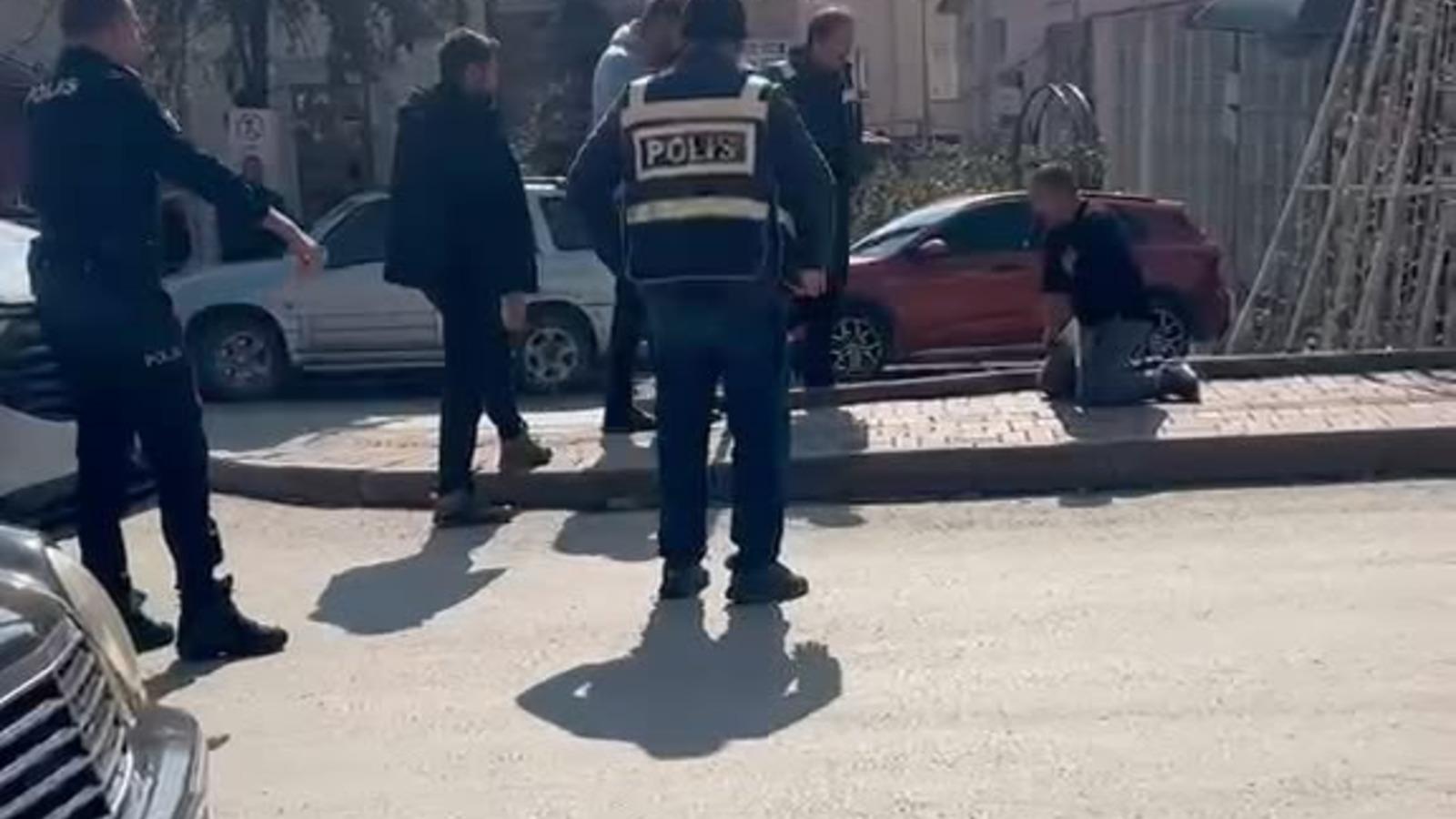 Bolu’da eli bıçaklı şahıs ekipleri harekete geçirdi