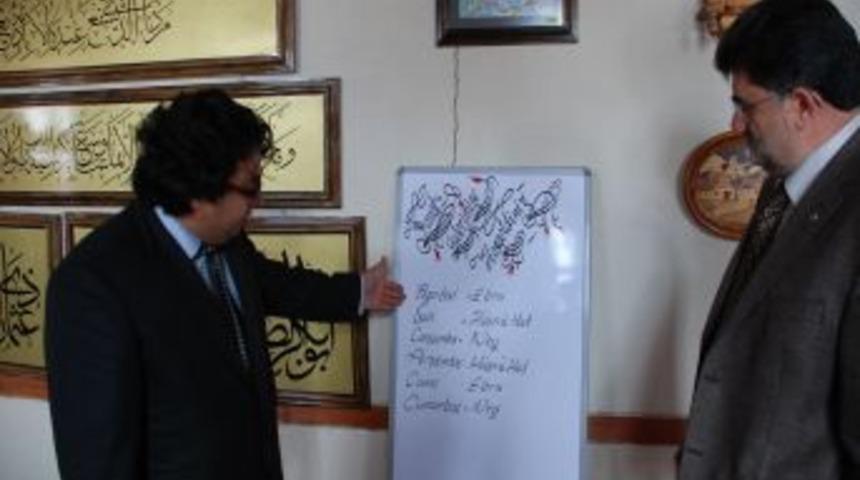 Karamanlı imam yeteneğiyle takdir topluyor