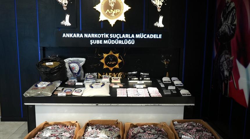 Ankara'da uyuşturucu operasyonlarında son 1 haftada 69 tutuklama