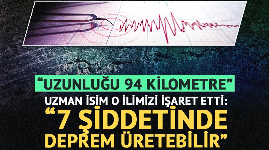 Uzmanından korkutan deprem uyarısı! 94 kilometrelik fay detayı