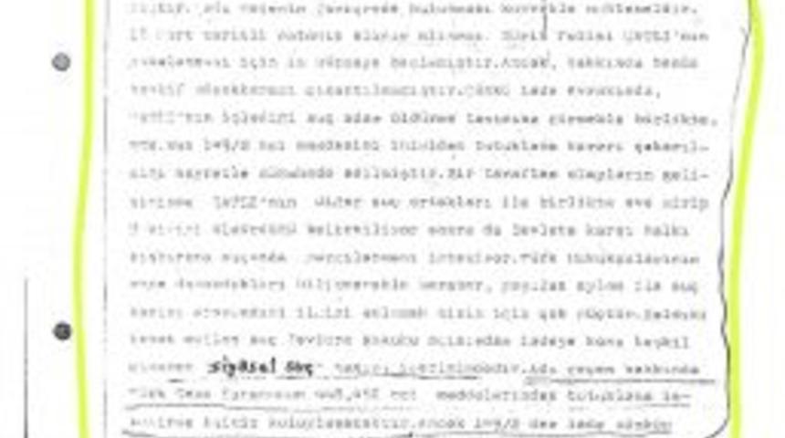 Abdullah Çatlı'yla ilgili belge, 12 Eylül dava dosyasına girdi