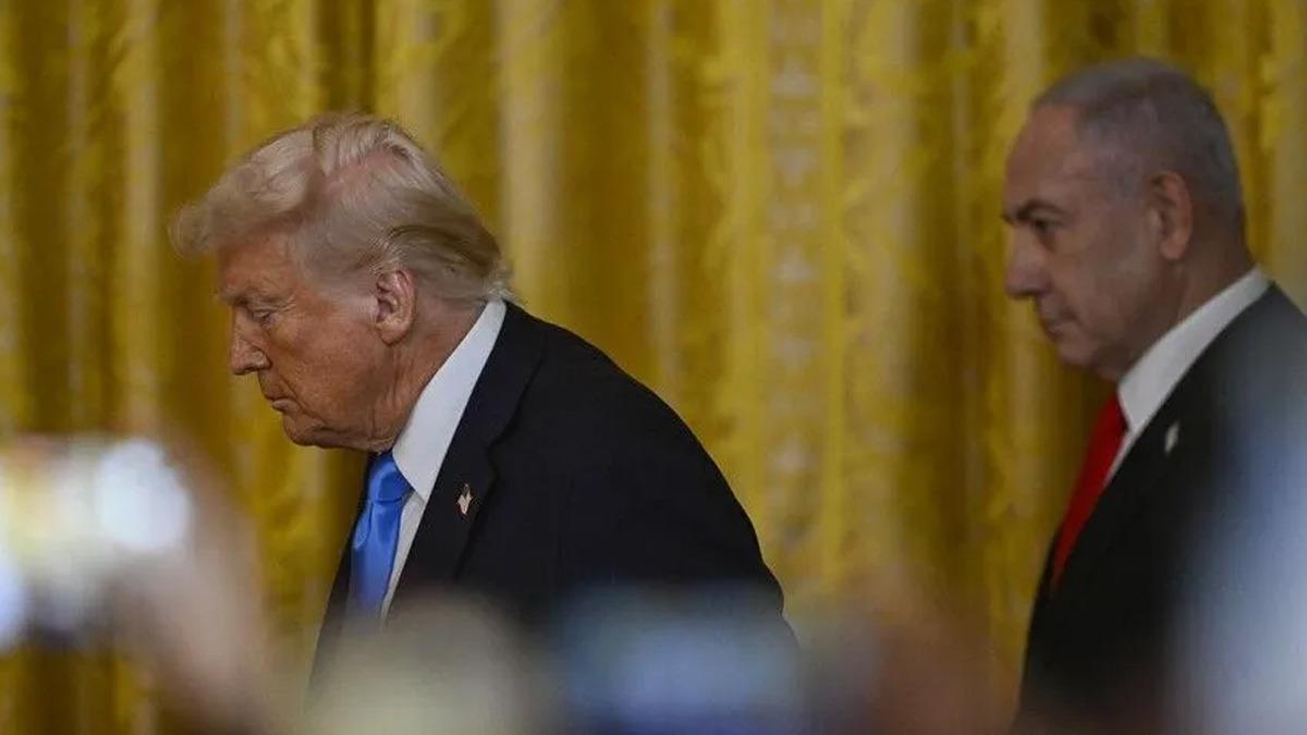 Trump ın Netanyahu &ccedil;ığırtkanlığı...  Savaş&ccedil;ı Başbakan  dedi oy istedi: "Başladığımız işi bitirmeliyiz" 1