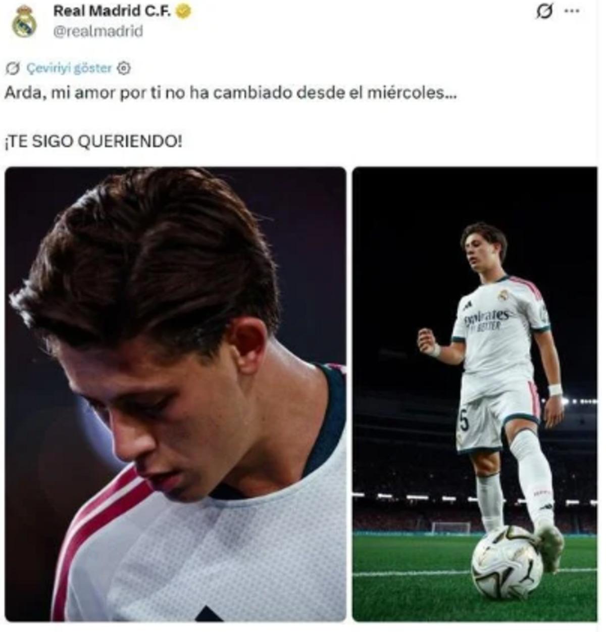 El Clasico biter bitmez paylaşım! Arda Güler anında yanıt verdi 1