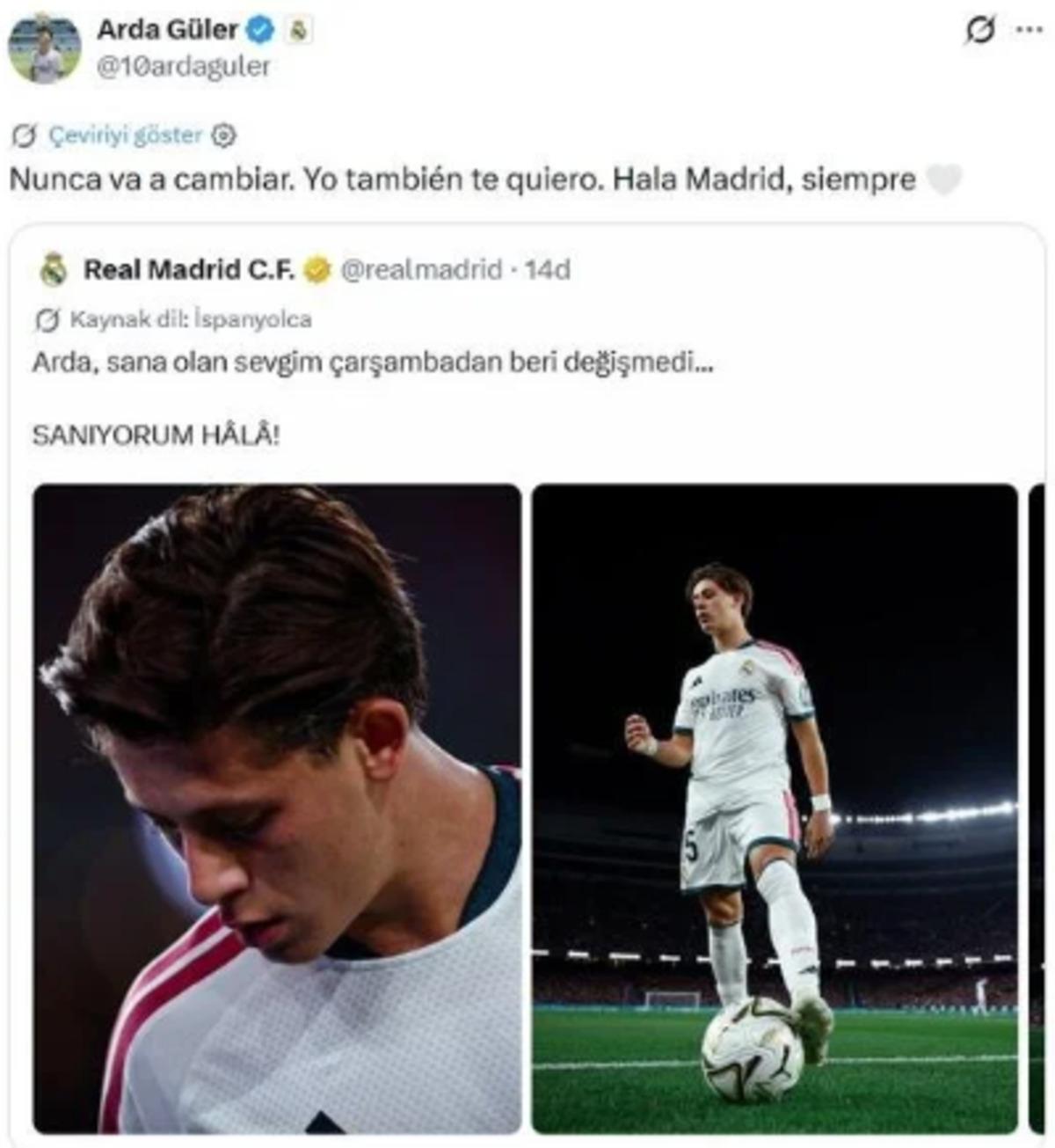 El Clasico biter bitmez paylaşım! Arda Güler anında yanıt verdi 2