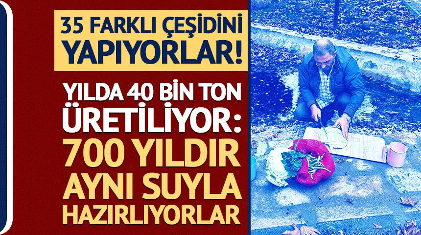 700 yıldır aynı y&ouml;ntemle hazırlıyorlar! &Ccedil;ıtır kalmasını bu su sağlıyor