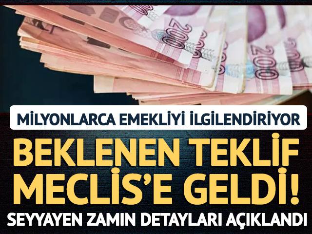 Milyonlarca emekliyi ilgilendiriyor: Seyyayen zam talebi i&ccedil;in yeni adım atıldı! 