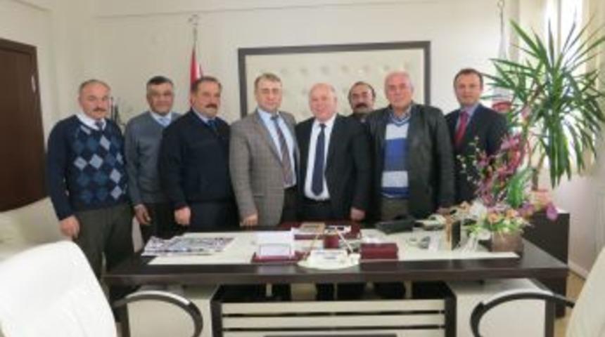 BEM-BİR-SEN, Derek&ouml;y Belediye Başkanı'nı makamında ziyaret etti