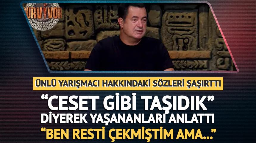 "Ceset gibi taşıdık" diyerek anlattı: "Resti &ccedil;ekmiştim"