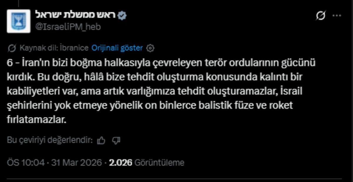 Netanyahu se&ccedil;im kampanyasını eline y&uuml;z&uuml;ne bulaştırdı: "Ortan kaldırdık" dediği atom bombası tehdidiyle oy istedi 4