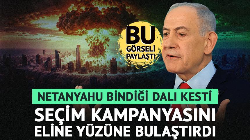 Se&ccedil;im kampanyasını eline y&uuml;z&uuml;ne bulaştırdı