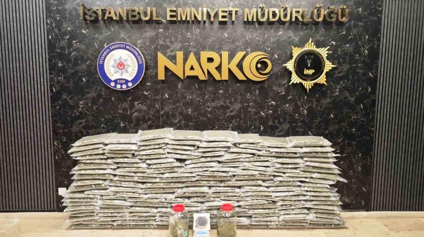 İstanbul ve Kocaeli&rsquo;de uyuşturucu operasyonu: 100 kilo skunk maddesi ele ge&ccedil;irildi