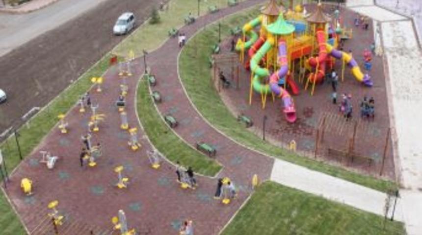 Paland&ouml;ken Belediyesi engelliler i&ccedil;in park yaptırıyor