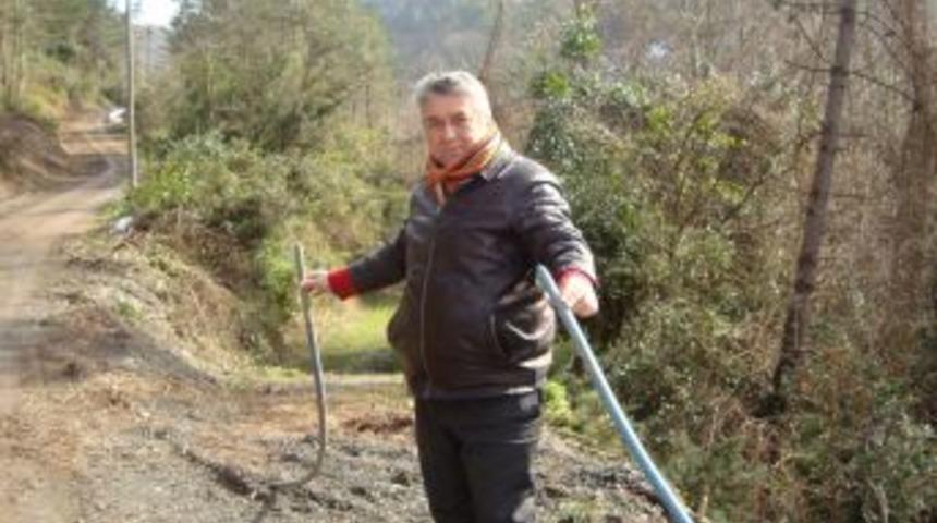 İçme suyu borularını tahrip ettiler