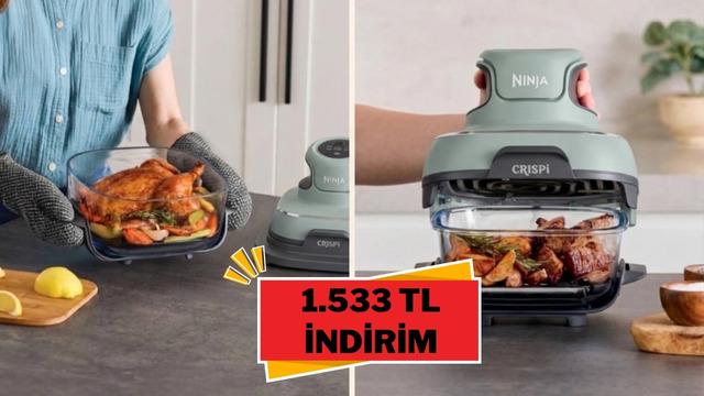 Sağlıklı ve çıtır lezzetlerin adresi Ninja CRISPi şimdi indirimde