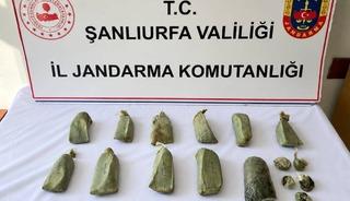 Şanlıurfa&rsquo;da 5,5 kilogram esrar ele ge&ccedil;irildi