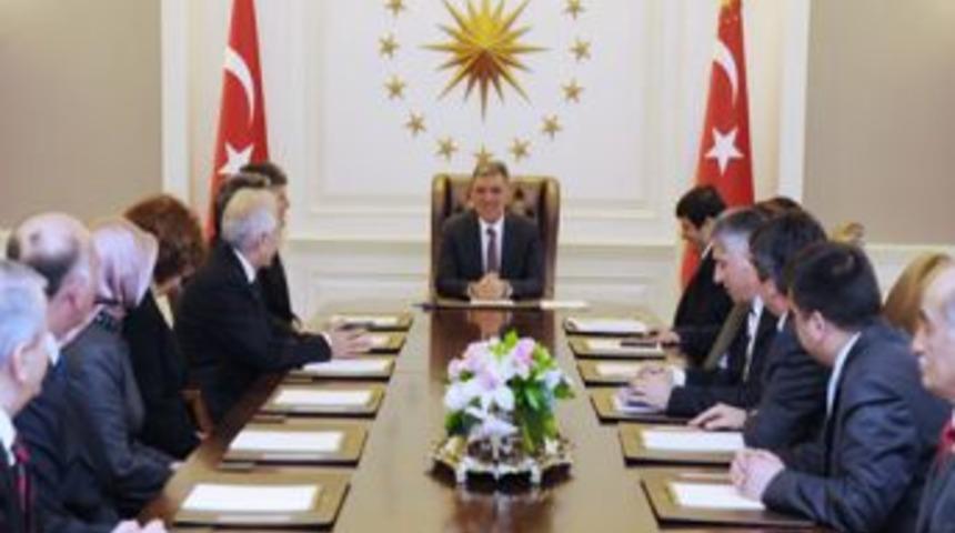 G&uuml;m&uuml;şhane il heyeti &Ccedil;ankaya K&ouml;şk&uuml;&rsquo;ne &ccedil;ıktı