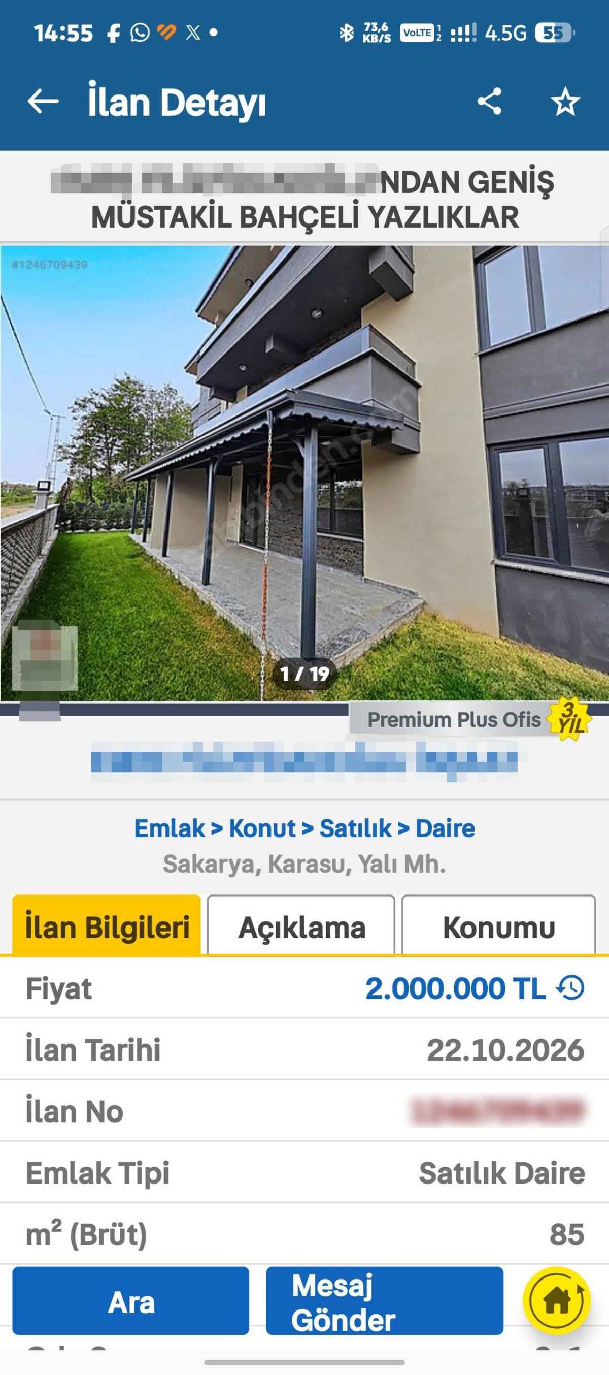 2 milyon TL lik ev ilanı: Her arayana aynı cevap! Bakanlık harekete ge&ccedil;ti 1