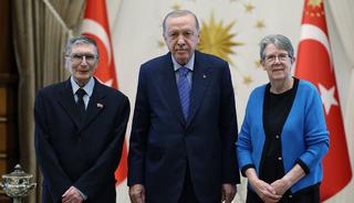 Cumhurbaşkanı Erdoğan, Sancar&rsquo;ı kabul etti