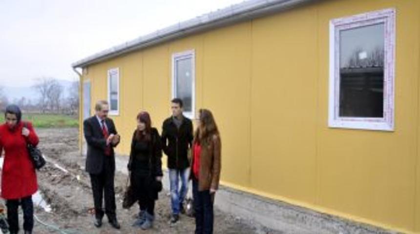 Baro Başkanı Birkan, hayvan barınağını inceledi