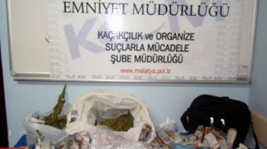 Malatya&rsquo;da uyuşturucu satan 9 kişi yakalandı