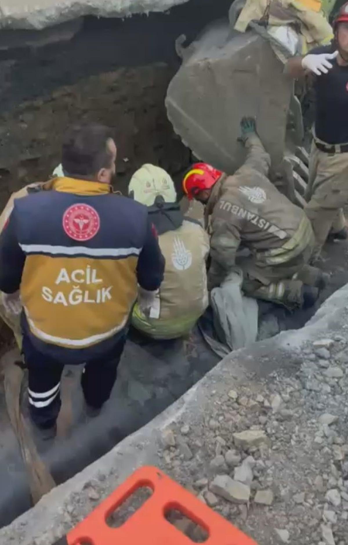 Bayrampaşa da yol çöktü! Ekipler sevk edildi: Acı haber geldi 3