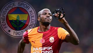 Victor Osimhen Fenerbah&ccedil;e'ye karşı durmuyor!  Olay yaratan hareket