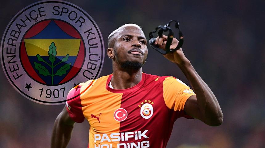 Victor Osimhen Fenerbah&ccedil;e'ye karşı durmuyor! Golden sonra olay hareket
