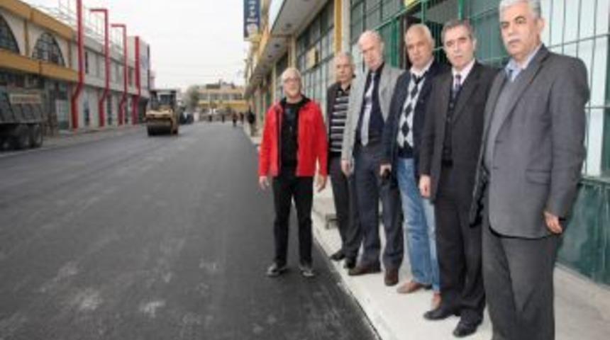 ATİKOP Toptancılar Sitesinin yolları asfaltlanıyor