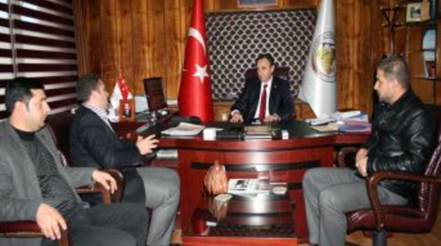 MİSADER üyeleri Ömerli Belediye Başkanı Altındağ’ı ziyaret etti