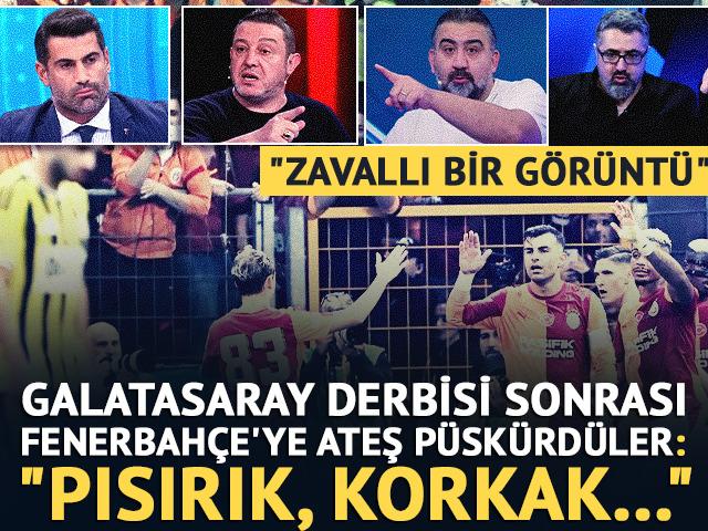 Derbi sonrası Fenerbah&ccedil;e'ye sert eleştiriler! "Zavallı bir g&ouml;r&uuml;nt&uuml;"