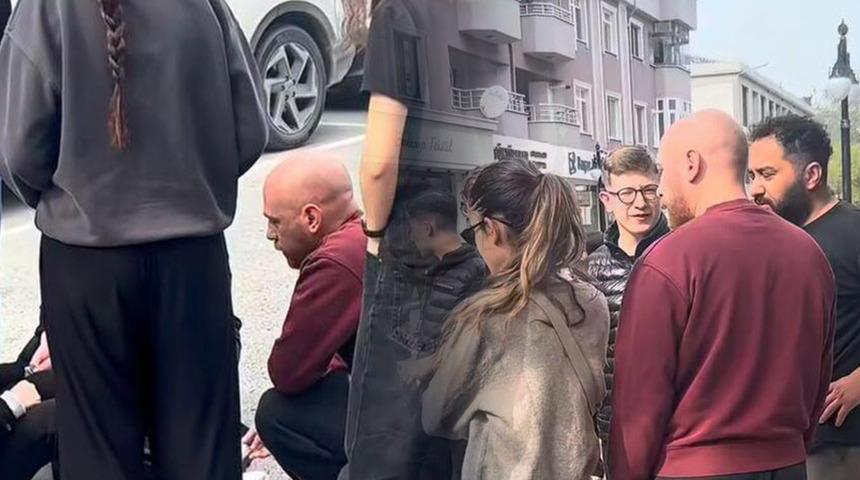 Furkan Kızılay kazaya karıştı! Sürücüye ilk müdahaleyi o yaptı
