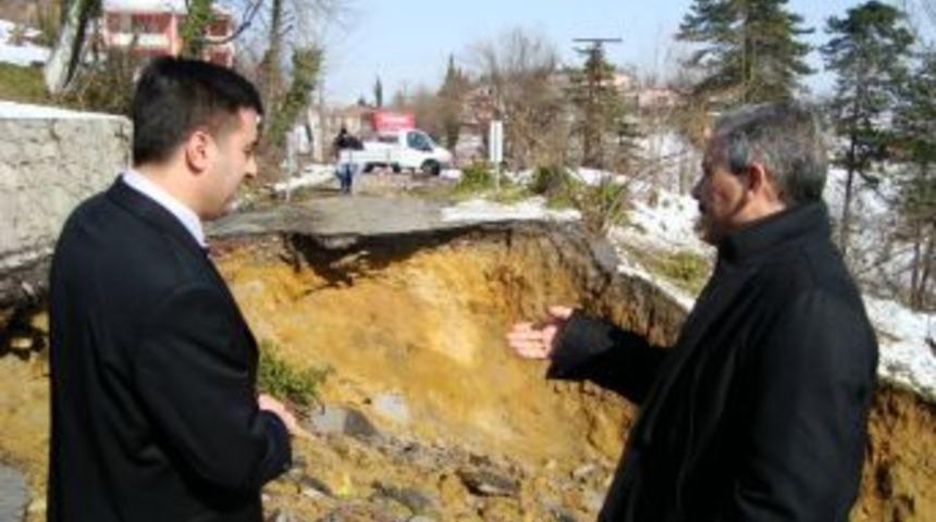 Alaplı-Ormanlı karayolu ulaşıma kapandı