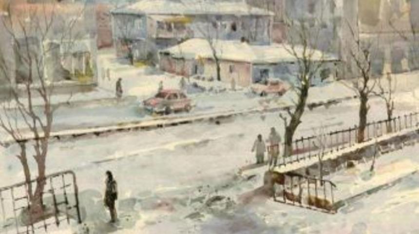 A&Uuml;'l&uuml; akademisyen suluboya resim yarışmasında birinci oldu